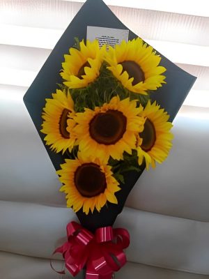 Bouquet por 6 girasoles R156